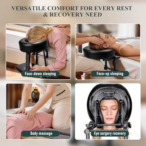 Massage Headrest for Bed, Face Down Massage Pillow & Face Cradle - Image 4