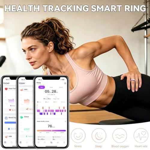Smart Ring for Women Men,Fitness Tracker,Health Ring,Sleep Tracker - Image 2