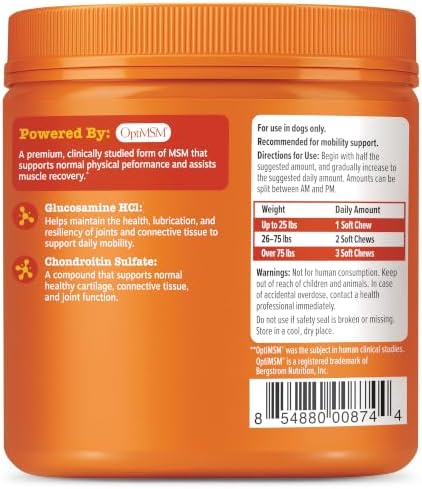 Zesty Paws Glucosamine for Dogs - Dog Joint Supplement, Duck, 90 Ct - Image 2