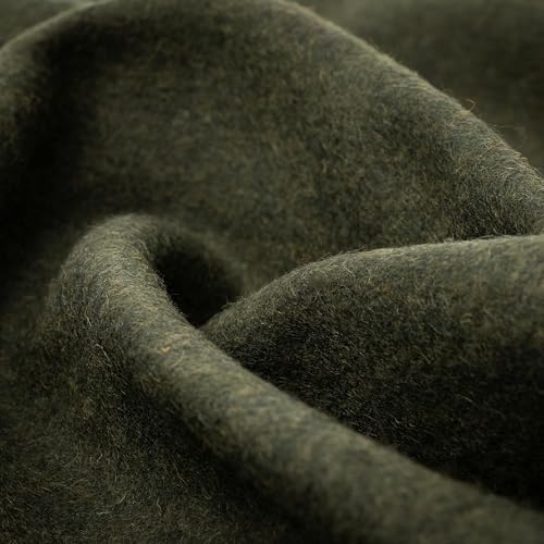 Arcturus Tahoe Wool Bed Blanket | Soft, Breathable Wool Blanket for Year-Round Comfort - Queen Size (90"x 96") | Thick, Washable & Warm (Olive Green) - Image 7