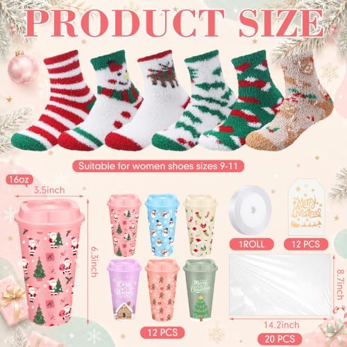 Glitopper 12 Sets/ 49 Pcs Christmas Bulk Gift for Coworkers Women - Image 3