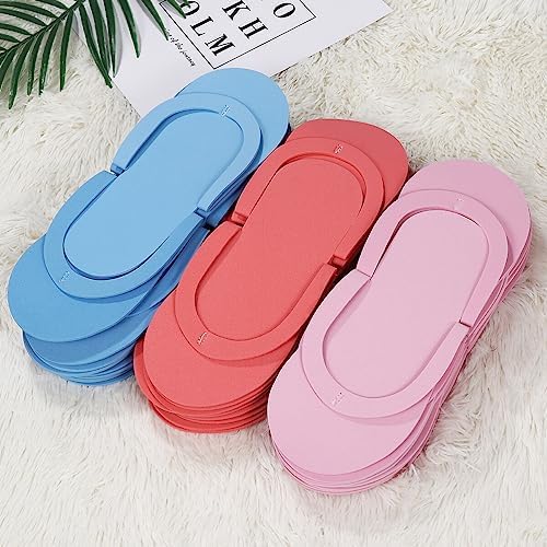 Beavorty 36 Pairs Disposable Slippers Pedicure Slipppers for Salon Spa Pedicure (Random Color) for Foot Flip Flop Salon Nail Spa - Image 7