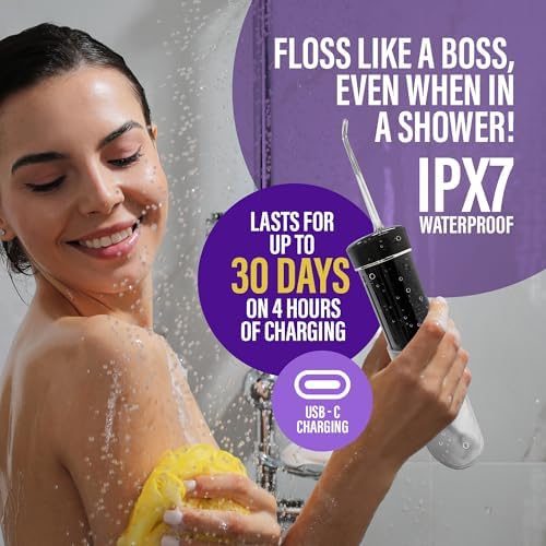 GuruNanda Portable Water Flosser Cordless, Sensitive Gums Friendly, 1ct - Image 5