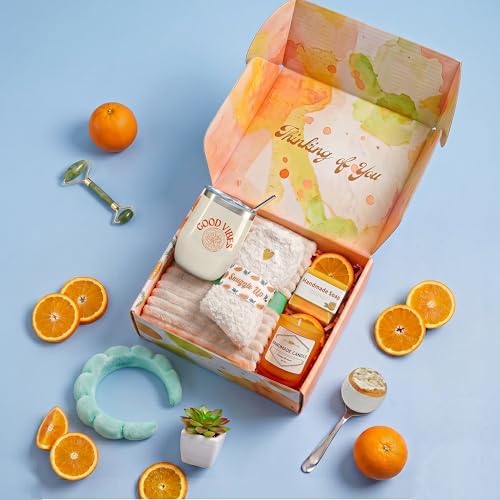 Sunny & Wise Get Well Soon Gift Baskets - Care Essentials - White Set Of 9 - Image 6