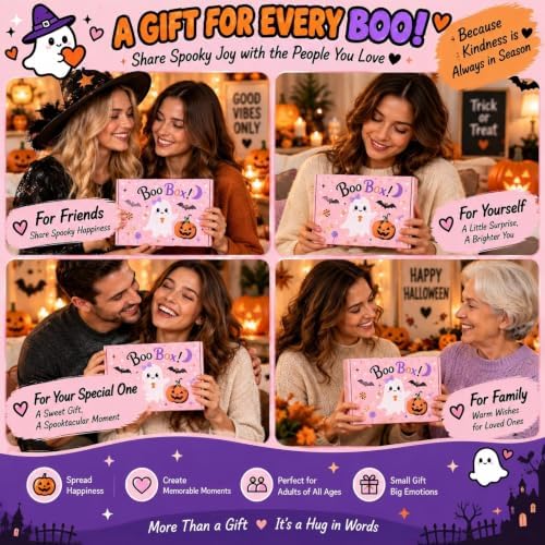 Boo Basket Stuffers for Women, 10-Piece Halloween Basket Gift - Image 5