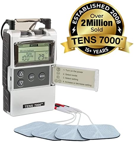 TENS 7000 Back Pain Relief Kit, Includes TENS Unit Muscle Stimulator, Sub Zero Pain Relief Gel, Bed Buddy Back Pain Relief Microwave Heating Pad - Image 6