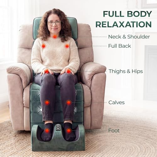 Full Body Massage Mat with Heat, 10 Motors, Detachable Massager Pad - Image 7