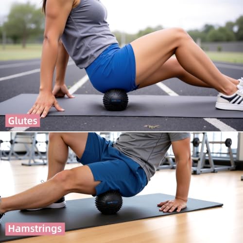 8 Inch Large Peanut Massage Ball Roller for Large Muscle Groups, Deep Tissue Double Massage Ball for Neck,Back,Leg,Low Back,Peanut Myofascia Release Ball for Muscle Knots&Physical Therapy - Image 5