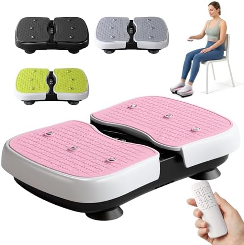 RYGEO Mini Foot Massager Classic, Leg Waist Workout Vibrating Plate High-Frequency Vibrating Massager, Buttocks Muscle Stiffness Relief, Fast Relief from Neuropathy, Improves Blood Circulation by RYGEO