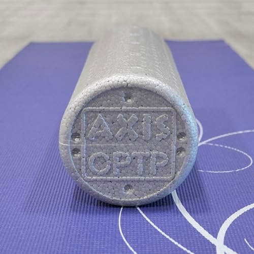 OPTP Silver AXIS Moderately Firm Foam Roller – Round, Silver, 18" x 6" - Image 5