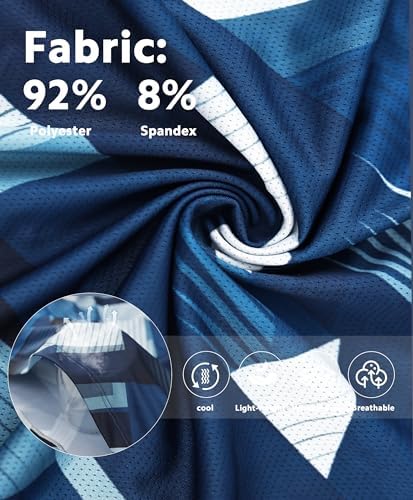 Men's Sleeveless Swim Shirts Quick Dry Moisture Wicking Gym Shirts Breathable Workout & Beach - Image 5