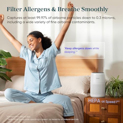 Levoit Air Purifiers for Bedroom Home Pets Dorm Room, Small Air Purifiers - Image 3