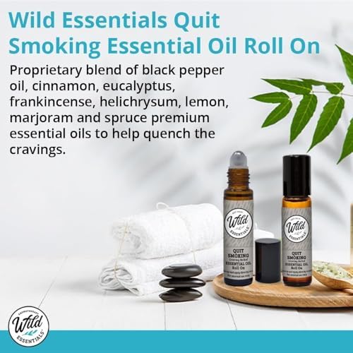 Quit Smoking Essential Oil Roll On 10ml | Jojoba Aromatherapy Roller Aid - Image 2