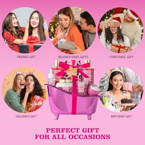 Home Spa Self Care Bath and Body Spa Gift Basket for Women - Image 5