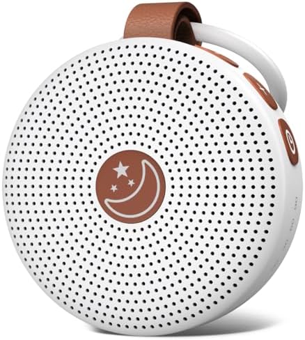 Portable Sound Machine Mini White Noise Machine Baby Shushing Brown Noise Machine with 30 Soothing Sounds for Kids Adults Dogs Auto-Off Timer 32 Volume Levels Sleep Machine for Home Office Privacy by BodyHush