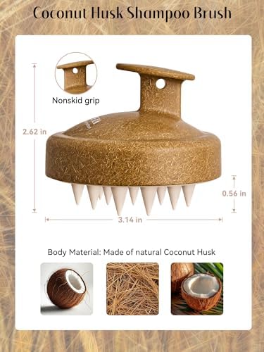 HEETA Scalp Massager Hair Growth Scrubber for Dandruff Removal Hair Care - Image 2