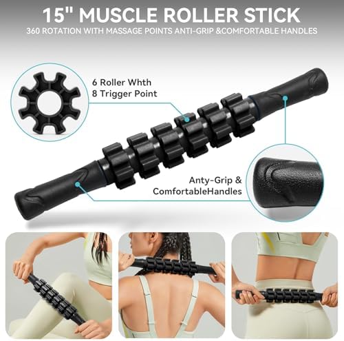Krightlink 5-in-1 Foam Roller Set High Density Deep Tissue Muscle Massage - Image 3