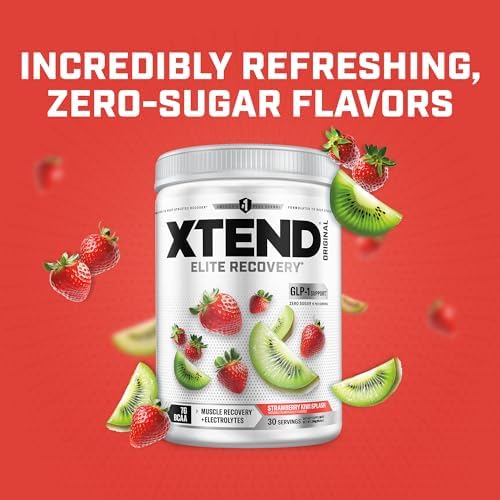 Xtend Original BCAA Powder with Zero Sugar, Strawberry Kiwi Splash, 30 Serv - Image 5