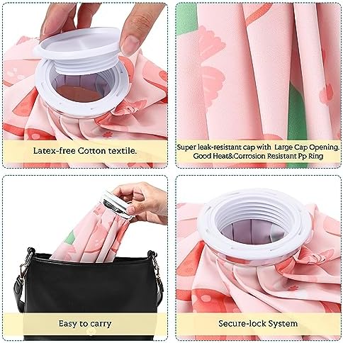 Shihanee 3 Pcs Ice Bags for Injuries Reuse, Multicolor, Fruit Style - Image 3
