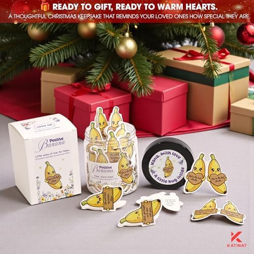 Nana Gifts Positive Banana Jar – 60 Sweet Notes for Nana, Gigi, Mimi, Funny Sentimental Mothers Day Gifts for Grandma from Granddaughter, Grandson, Grandkids, Easter Basket Stuffers - Image 5