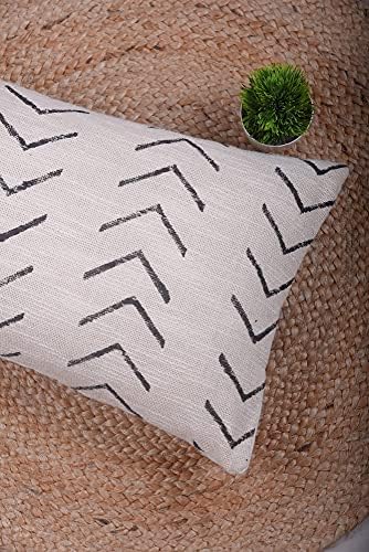 Trade Star Decorative Modern Luxurious 12X24 Rectangular Pillow Cover 100% Cotton Throw Pillow Cover Cushion Case for Home Decor (Ivory Phoenix) - Image 5