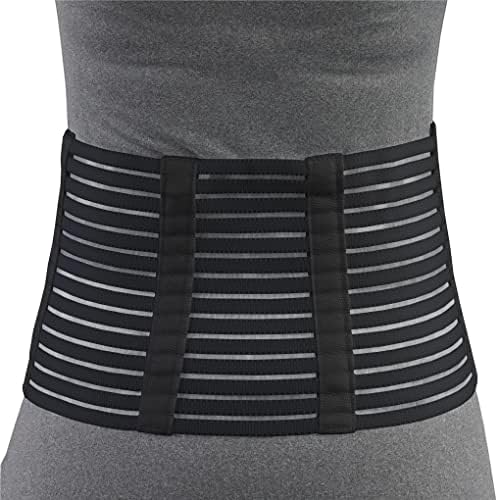 OTC Lumbosacral Support, 7-inch Lower Back, Lightweight Compression, Elastic, Black, Small by OTC