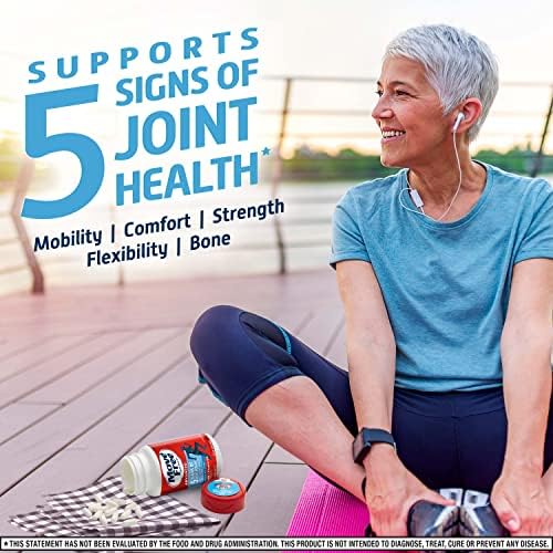 Move Free Advanced Glucosamine Chondroitin MSM + Vitamin D3 Joint Support Supplement, Supports Mobility Comfort Strength Flexibility & Bone + Immune Health - Tablet, 3x120ct Bottles (120 servings)* - Image 5