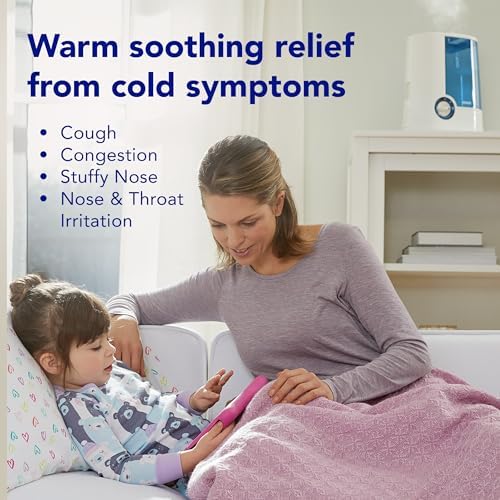 Vicks Warm Mist Humidifier for Small to Medium Rooms, White - Image 2