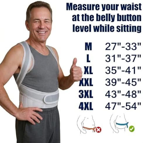 The Natural Posture Posture Corrector for Men and Women - Lumbar Back Brace and Shoulder Straightener - Helps Provide Lower Back Support and Relief - Adjustable, Comfortable and Easy to Wear - Image 6