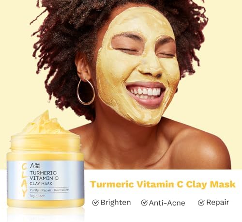ANAI RUI 3 Pack Clay Mask Set, Rose,Turmeric, Avocado 2.5 oz Each - Image 3