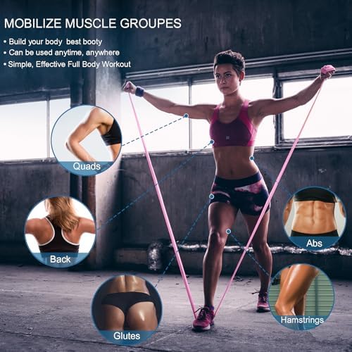 Resistance Bands for Working Out, Physical Therapy, Exercise, Pilates, Yoga - Image 5