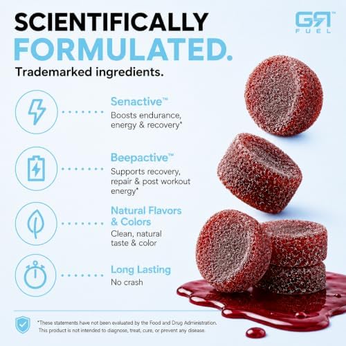 Post Workout Gummies, Pomegranate Passion, 12 Packets (24 Serv) - Image 4