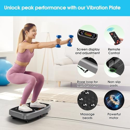 SoftGym Vibration Plate Exercise Machine for Lymphatic Drainage & Fitness - Image 3