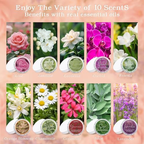 Shower Steamers Aromatherapy Birthday Gifts for Women - 10 Pack,Gifts for Wife Mothers Daughter Sister Stress Relief & Deep Relaxation Self Care Home Spa Essential (Multiple Colors) - Image 2