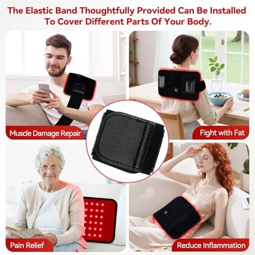 Red Light Therapy for Face Body Infrared Light Therapy for Body 150W 60 Dual Chip LEDs with 660nm & 850nm Near Infrared LED Red Light Therapy Panel at Home 3 Modes Adjustable Brightness and Timer - Image 4