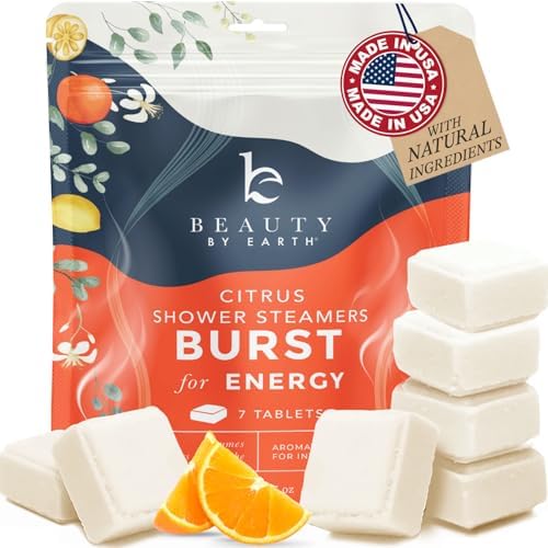 Shower Steamers Aromatherapy - USA Made with Natural & Organic Ingredients by BeautybyEarth