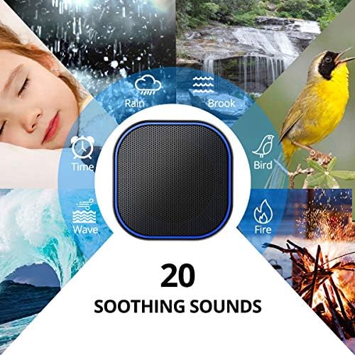 Magicteam Sound White Noise Machine with 20 Non Looping Natural Soothing Sounds and Memory Function 32 Levels of Volume Powered by AC or USB and Sleep Sound Timer Therapy for Baby Kids Adults - Image 2