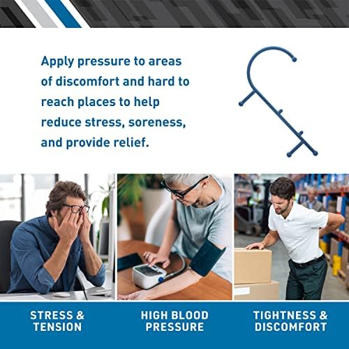BodyMed Trigger Point Massage Tool – Handheld Massager for Back, Neck, Legs, and Shoulders – Muscle Release and Knot Remover for Discomfort Relief – Lightweight and Portable - Image 4