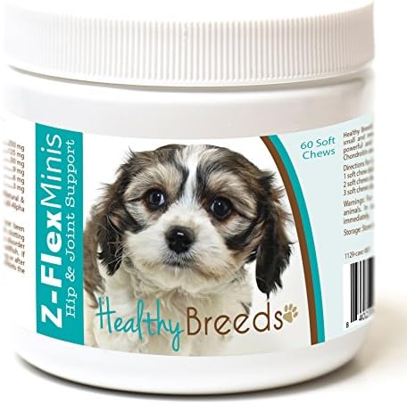 Healthy Breeds Cavachon Z-Flex Minis Hip and Joint Support Soft Chews 60 Count by HealthyBreeds