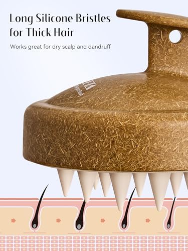 HEETA Scalp Massager Hair Growth Scrubber for Dandruff Removal Hair Care - Image 6