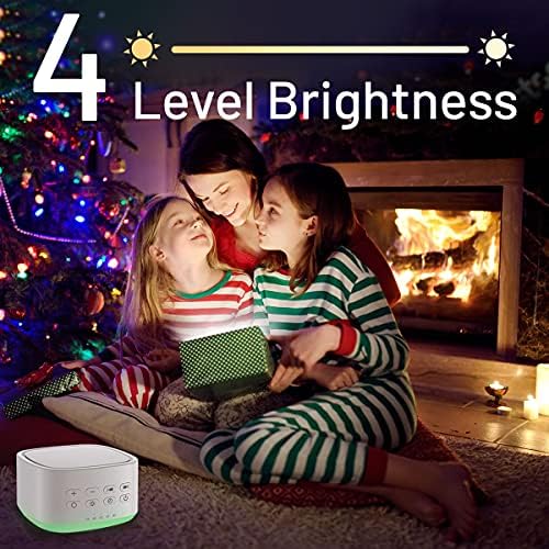 Magicteam White Noise Machine 10 Colors Lights and 25 Soothing Sounds Sleep Sound Machine with 5 Timers with Memory Feature Portable Sound Machine for Baby Adults. (White) - Image 5