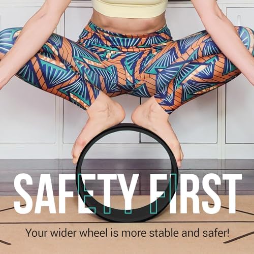 Yoga Wheel Set - Extra Wide Jumbo Wheel & Mini Massage Wheel - Image 4