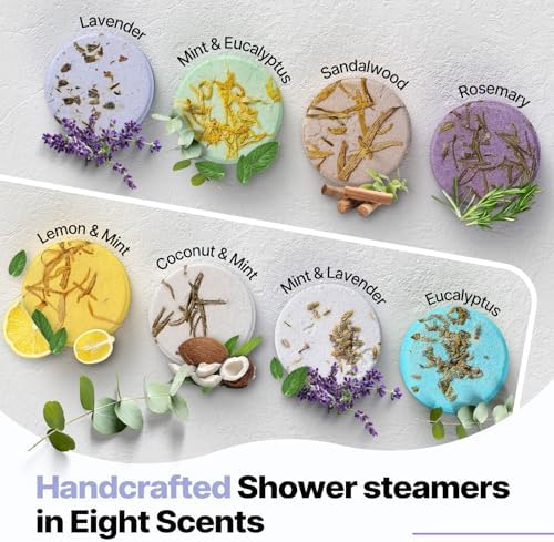 SWCANDY Shower Steamers Aromatherapy Gifts for Women 8 Pcs Shower Home Spa - Image 2