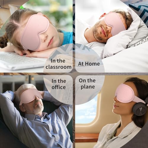 Easysleep Sleep Mask for Side Sleeper Women Men Eye Mask with 3D Contoured Cup Sleeping Mask for Light Blocking Soft Breathable Eye Cover Night Blindfold Mask with Adjustable Strap - Image 7