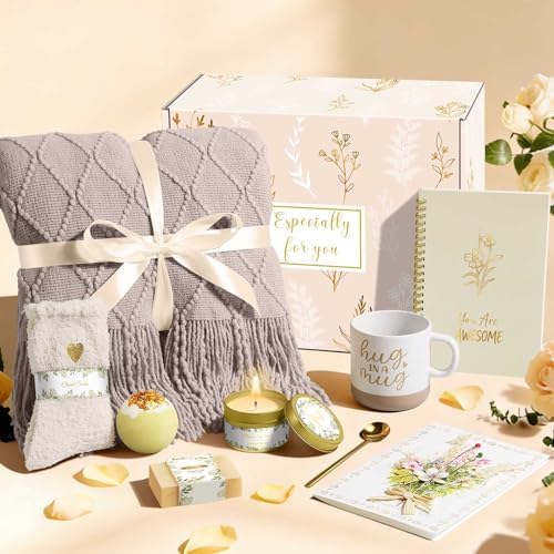 Wasocol Birthday Gifts for Women Self Care Gift Basket, Get Well Relaxing Spa Gift Baskets for Women, Unique Inspirational Gifts for Mom Wife Grandma Sister Friend Her - Image 3