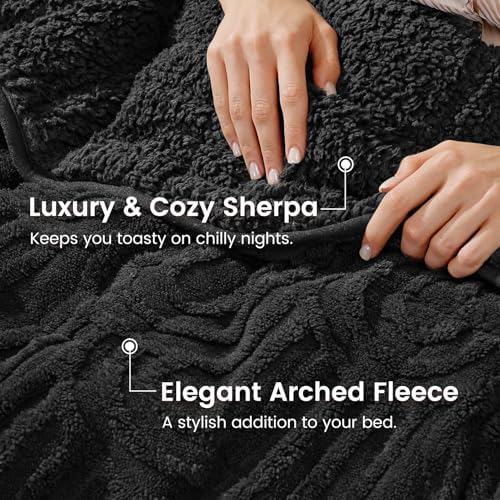 Sherpa Fleece Weighted Blanket for Adults, Dual Sided Soft, 60"x80" 20lbs - Image 3