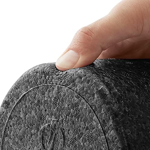 Philosophy Gym 18" High-Density Foam Roller for Exercise, Massage, Muscle Recovery - Round, Black - Image 4