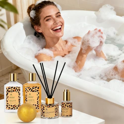 35 Pcs Gifts for Women, Women Honey & Almond Bath & Body Gifts Basket Set - Image 7