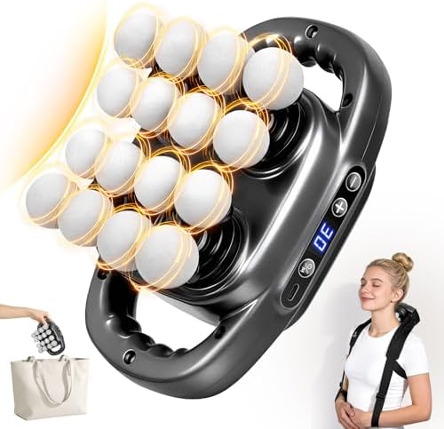 UOTT Mini Curved 16-Head Massage Gun Deep Tissue, Ergonomic Back Massager by UOTT