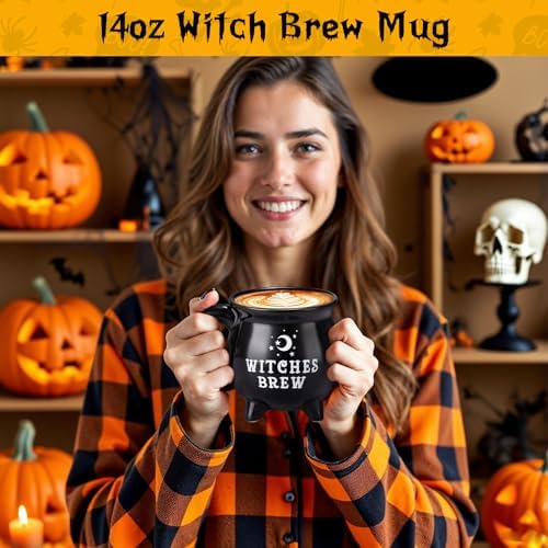 Boo Basket Gift for Women, 11Pcs Halloween Boo Basket Stuffers with Witch Brew Mug & Boo Throw Blanket, Relaxing Spa Gift Set, Unique for Teen Girls Mom Friend Sister Wife - Image 4